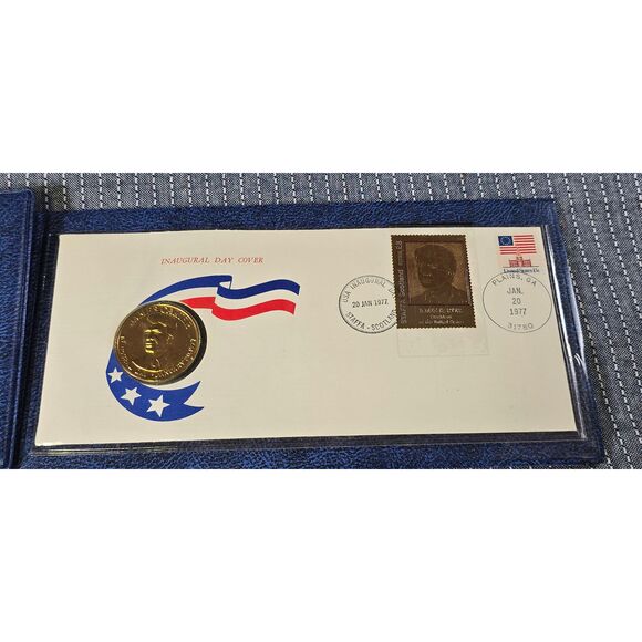 President Carter & Vice Prs Mondale Inaugural Day Cover Stamps January 20, 1977 - Picture 5 of 6